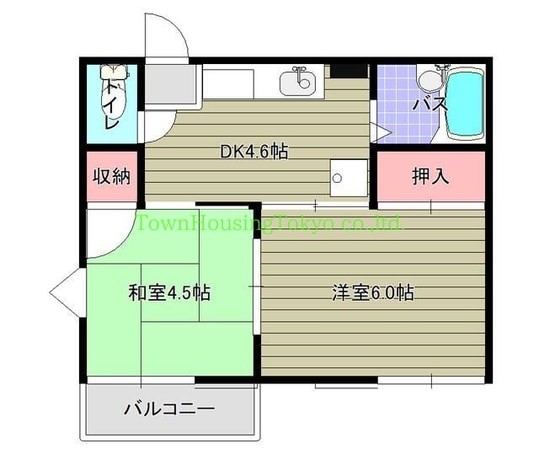 ロッヂハウスＢの物件間取画像